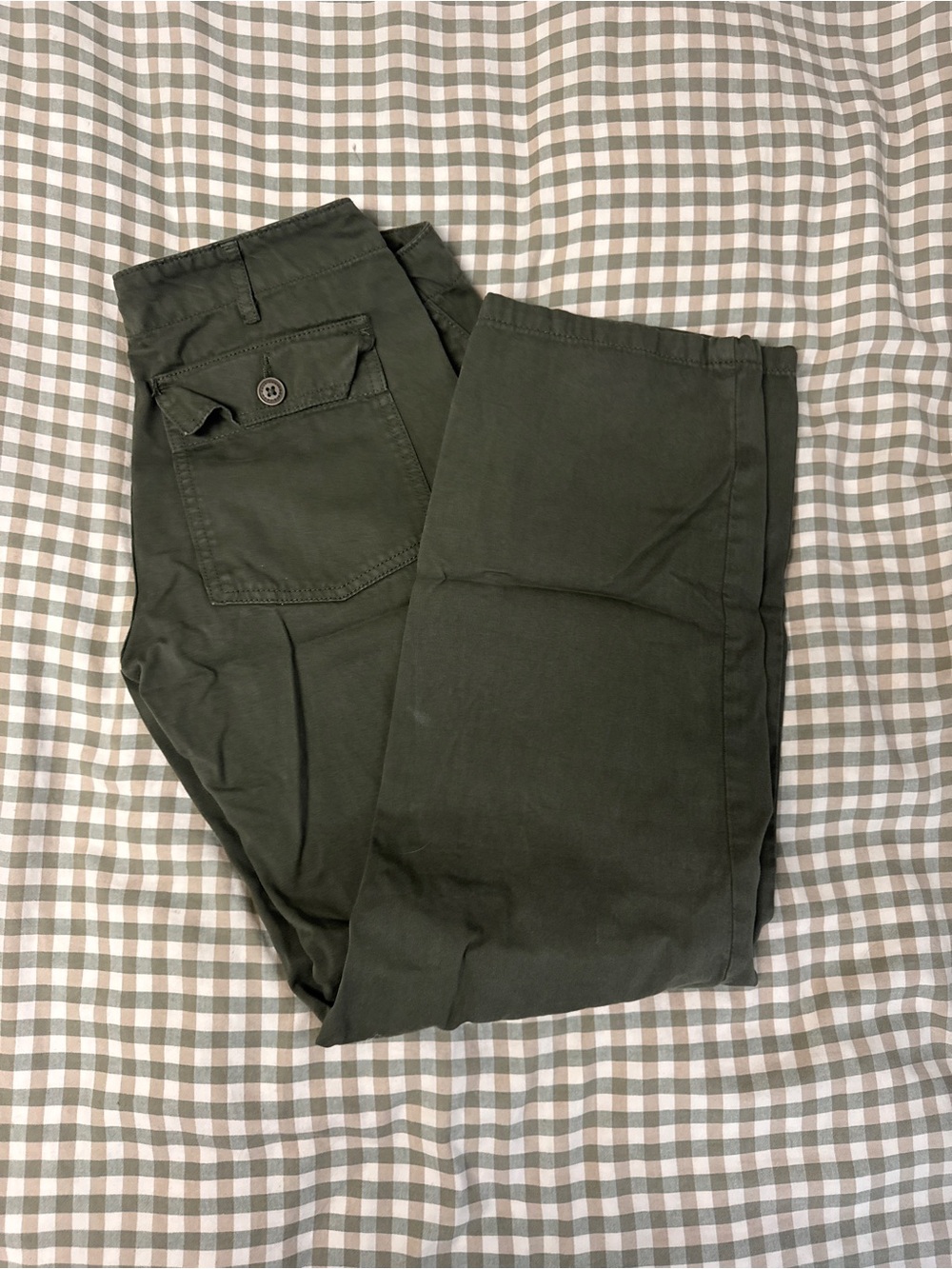 Brandy Melville Olive Green Cargo Pants